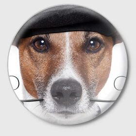 Значок с принтом Джек рассел - мексиканец ,  металл | круглая форма, металлическая застежка в виде булавки | Тематика изображения на принте: джек | любимец | пес | песик | питомец | рассел | собака | собаки | собачка | терьер
