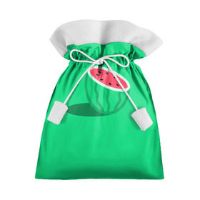 Подарочный 3D мешок с принтом Арбуз , 100% полиэстер | Размер: 29*39 см | Тематика изображения на принте: fruits | vegan | vegetables | vegetarian | веган | вегетарианство | еда | овощи | фрукты