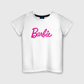 Детская футболка хлопок с принтом Барби 3 , 100% хлопок | круглый вырез горловины, полуприлегающий силуэт, длина до линии бедер | Тематика изображения на принте: barbie | барби | девочка | девушка | кукла