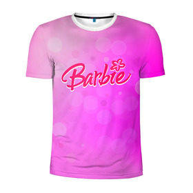 Мужская футболка 3D спортивная с принтом Барби 5 , 100% полиэстер с улучшенными характеристиками | приталенный силуэт, круглая горловина, широкие плечи, сужается к линии бедра | barbie | барби | девочка | девушка | кукла