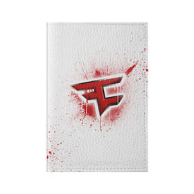 Обложка для паспорта матовая кожа с принтом cs:go - FaZe clan (White collection) , натуральная матовая кожа | размер 19,3 х 13,7 см; прозрачные пластиковые крепления | Тематика изображения на принте: cs go | faze | white | кс го | фейз