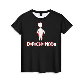 Женская футболка 3D с принтом DM: Playing the angel , 100% полиэфир ( синтетическое хлопкоподобное полотно) | прямой крой, круглый вырез горловины, длина до линии бедер | depeche mode
