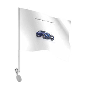 Флаг для автомобиля с принтом Ford Mustang GT 3 , 100% полиэстер | Размер: 30*21 см | ford | gt | mustang | shelby | мустанг | форд | шэлби