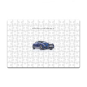 Пазл магнитный 126 элементов с принтом Ford Mustang GT 3 , полимерный материал с магнитным слоем | 126 деталей, размер изделия —  180*270 мм | Тематика изображения на принте: ford | gt | mustang | shelby | мустанг | форд | шэлби