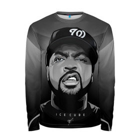 Мужской лонгслив 3D с принтом Ice Cube 2 , 100% полиэстер | длинные рукава, круглый вырез горловины, полуприлегающий силуэт | Тематика изображения на принте: ice cube | oshea jackson | rap | айс кьюб | гангста рэп | о’ши дже́ксон | рэп
