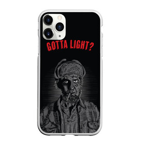 Чехол для iPhone 11 Pro Max матовый с принтом Gotta light? , Силикон |  | Тематика изображения на принте: 3 сезон | twin peaks | вынос мозга | дэвид линч | огоньку | совы не то чем кажутся | твин пикс | утоли жажду и уходи | это вода а это колодец