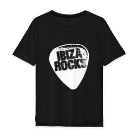 Мужская футболка хлопок Oversize с принтом Ibiza Rocks Black & White , 100% хлопок | свободный крой, круглый ворот, “спинка” длиннее передней части | dj | ibiza | pink | rocks | вечеринка | гламур | диджей | дизайн | ибица | клуб | мода | остров | отпуск | пафос | путешествие | рок | стиль