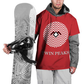 Накидка на куртку 3D с принтом Twin Peaks , 100% полиэстер |  | Тематика изображения на принте: 3d | арт | надпись | сериал | твин пикс | фильмы