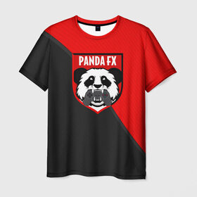 Мужская футболка 3D с принтом PandafxTM , 100% полиэфир | прямой крой, круглый вырез горловины, длина до линии бедер | 7f united | fifa | pandafx | панда