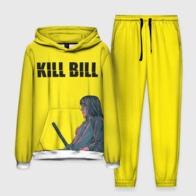 Мужской костюм 3D (с толстовкой) с принтом Убить Билла ,  |  | Тематика изображения на принте: kill bill | катана | квентин | меч | невеста | тарантино | ума турман