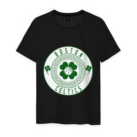 Мужская футболка хлопок с принтом Boston Celtics , 100% хлопок | прямой крой, круглый вырез горловины, длина до линии бедер, слегка спущенное плечо. | basketball | boston | celtics | nba | баскетбол | бостон | келтикс | нба | селтикс | спорт
