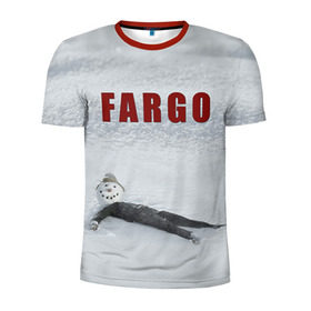 Мужская футболка 3D спортивная с принтом Fargo , 100% полиэстер с улучшенными характеристиками | приталенный силуэт, круглая горловина, широкие плечи, сужается к линии бедра | фарго
