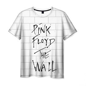 Мужская футболка 3D с принтом The Wall , 100% полиэфир | прямой крой, круглый вырез горловины, длина до линии бедер | pink floyd | пинк флоид