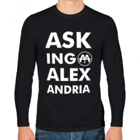 Мужской лонгслив хлопок с принтом Asking Alexandria , 100% хлопок |  | 