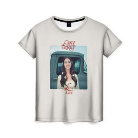 Женская футболка 3D с принтом Lana Del Rey , 100% полиэфир ( синтетическое хлопкоподобное полотно) | прямой крой, круглый вырез горловины, длина до линии бедер | lana del rey | лана дель рей