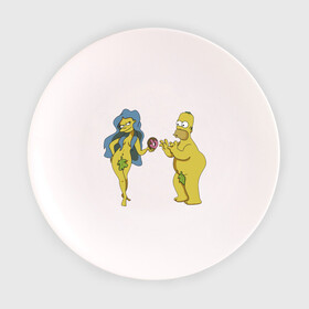 Тарелка с принтом Симпсоны , фарфор | диаметр - 210 мм
диаметр для нанесения принта - 120 мм | Тематика изображения на принте: bart | homer | love | simpsons | адам | барт | гомер | ева | любовь | мульт | мультфильм | пончик | симпсоны