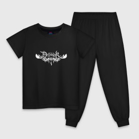 Детская пижама хлопок с принтом Metalocalypse (Dethklok) 15 , 100% хлопок |  брюки и футболка прямого кроя, без карманов, на брюках мягкая резинка на поясе и по низу штанин
 | dethklok | metalocalypse