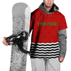 Накидка на куртку 3D с принтом Twin Peaks Red Room , 100% полиэстер |  | Тематика изображения на принте: red room | twin peaks | красная комната | купер | сериалы | твин пикс