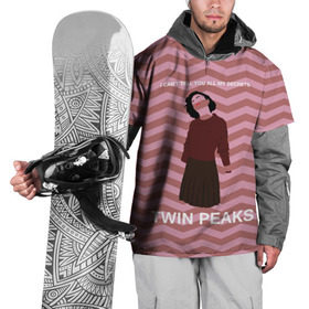 Накидка на куртку 3D с принтом Твин Пикс , 100% полиэстер |  | Тематика изображения на принте: twin peaks | арт | сериал | твин пикс | фильмы