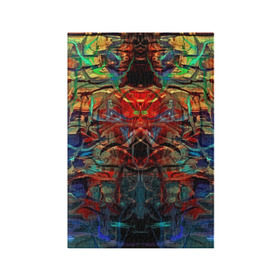 Обложка для паспорта матовая кожа с принтом psychedelic , натуральная матовая кожа | размер 19,3 х 13,7 см; прозрачные пластиковые крепления | abstraction | color | spray | абстракция | волны | краска | краски | линии | оптические | полосы | разводы | узоры | фрактал | цветные