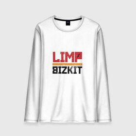 Мужской лонгслив 3D с принтом Limp Bizkit Logo , 100% полиэстер | длинные рукава, круглый вырез горловины, полуприлегающий силуэт | 