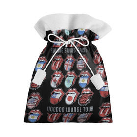 Подарочный 3D мешок с принтом The Rolling Stones , 100% полиэстер | Размер: 29*39 см | Тематика изображения на принте: англия | аргентина | блюз рок | канада | мик джаггер | музыка | песни | психоделический рок | ритм н блюз | рок | рок н ролл | ролинг | рот | стоун | стоунз | сша | флаг | язык | япония