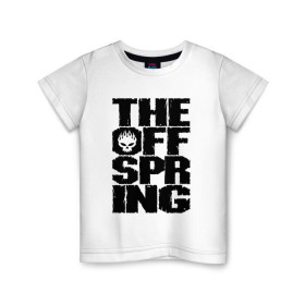 Детская футболка хлопок с принтом The Offspring , 100% хлопок | круглый вырез горловины, полуприлегающий силуэт, длина до линии бедер | Тематика изображения на принте: offspring | офспринг | оффспринг | рок