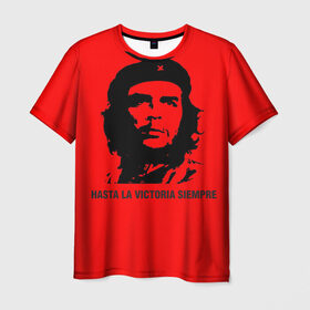 Мужская футболка 3D с принтом Че Гевара Эрнесто , 100% полиэфир | прямой крой, круглый вырез горловины, длина до линии бедер | Тематика изображения на принте: che | guevara