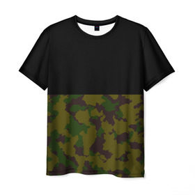Мужская футболка 3D с принтом Лесной Камуфляж #1 , 100% полиэфир | прямой крой, круглый вырез горловины, длина до линии бедер | 23 февраля | fck | армия | военные | городской | зима | камуфляж | камуфляжный | лес | милитари | море | морской | мужчинам | патриот | пиксельный | подарок | праздник | пустуня | раскраска | сила | солдаты