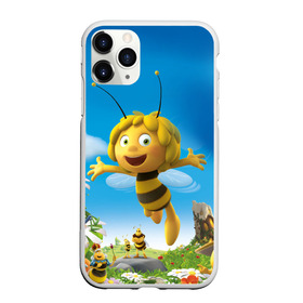 Чехол для iPhone 11 Pro матовый с принтом Пчелка Майя , Силикон |  | Тематика изображения на принте: вилли | майя | мая | пчелка | пчёлка майя | флип