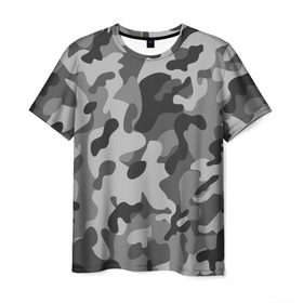Мужская футболка 3D с принтом Ночной Камуфляж #1 , 100% полиэфир | прямой крой, круглый вырез горловины, длина до линии бедер | 23 февраля | camo | camouflage | fck | military | армия | военные | городской | зима | камуфляж | камуфляжный | лес | милитари | море | морской | мужчинам | патриот | пиксельный | подарок | праздник | пустыня
