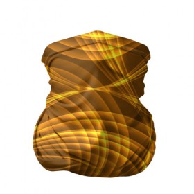 Бандана-труба 3D с принтом Золотые вихри , 100% полиэстер, ткань с особыми свойствами — Activecool | плотность 150‒180 г/м2; хорошо тянется, но сохраняет форму | gold | абстракция | вихрь | золото | золотой | текстура | узор