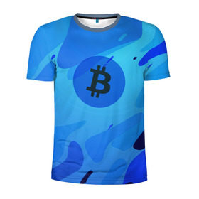 Мужская футболка 3D спортивная с принтом Blue Sea Camo Bitcoin , 100% полиэстер с улучшенными характеристиками | приталенный силуэт, круглая горловина, широкие плечи, сужается к линии бедра | blue | camo | camouflage | coin | crypto | currency | ethereum | litecoin | mining | token | биткоин | биток | камо | камуфляж | крипта | крипто | криптовалюта | лайткоин | майнинг | ферма | эфир
