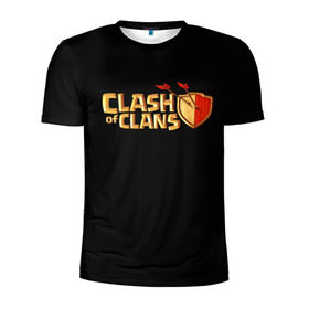 Мужская футболка 3D спортивная с принтом Clash of Clans , 100% полиэстер с улучшенными характеристиками | приталенный силуэт, круглая горловина, широкие плечи, сужается к линии бедра | игра | кланс | клэш | онлайн | оф | стратегия