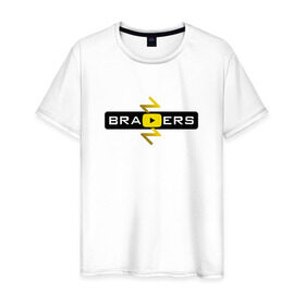 Мужская футболка хлопок с принтом Brazzers Video , 100% хлопок | прямой крой, круглый вырез горловины, длина до линии бедер, слегка спущенное плечо. | brazzers | бразерс | браззерс | видео