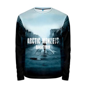 Мужской лонгслив 3D с принтом Arctic Monkeys brainstorm , 100% полиэстер | длинные рукава, круглый вырез горловины, полуприлегающий силуэт | Тематика изображения на принте: алекс тёрнер | арктик | арктические мартышки | гаражный | группа | джейми кук | инди рок | манкис | музыка | мэтт хелдер | ник о мэлли | обезьяна | постпанк ривайвл | психоделический | рок