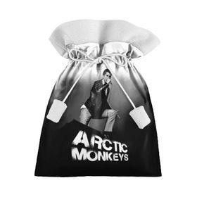 Подарочный 3D мешок с принтом Солист Arctic Monkeys , 100% полиэстер | Размер: 29*39 см | Тематика изображения на принте: алекс тёрнер | арктик | арктические мартышки | гаражный | группа | джейми кук | инди рок | манкис | музыка | мэтт хелдер | ник о мэлли | обезьяна | постпанк ривайвл | психоделический | рок