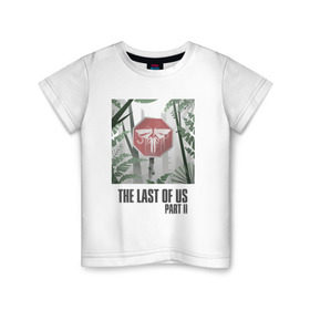 Детская футболка хлопок с принтом The Last of Us , 100% хлопок | круглый вырез горловины, полуприлегающий силуэт, длина до линии бедер | Тематика изображения на принте: гриб | грибы | джоэл | кордицепс | элли