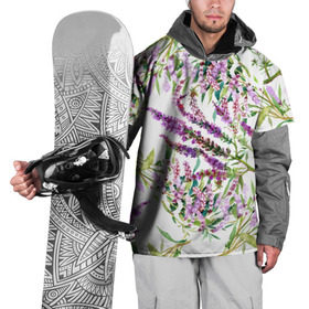 Накидка на куртку 3D с принтом Лаванда , 100% полиэстер |  | Тематика изображения на принте: vppdgryphon | арт | лаванда | лес | тропики | франция | цветок | цветы