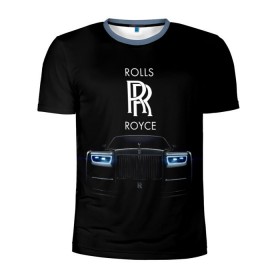 Мужская футболка 3D спортивная с принтом Rolls Royce phantom , 100% полиэстер с улучшенными характеристиками | приталенный силуэт, круглая горловина, широкие плечи, сужается к линии бедра | luxury | phantom | rich | rolls royce | rr | авто | автомобили | бренд | известные | логотип | машина | надписи | огни | ролс ройс | роскошь | тень | фары | черный