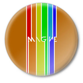 Значок с принтом Imagine Dragons краска ,  металл | круглая форма, металлическая застежка в виде булавки | альтернативный | американская | группа | драгонс | имеджин | инди | индирок | поп | рок | электроник