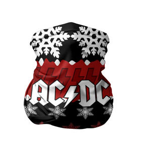 Бандана-труба 3D с принтом Праздничный AC/DC , 100% полиэстер, ткань с особыми свойствами — Activecool | плотность 150‒180 г/м2; хорошо тянется, но сохраняет форму | ac dc | acdc | for those about to ro | австралийская | ангус янг | блюз рок | головы | группа | знак | красный | крис слэйд | музыканты | надпись | новогодний | новый год | певцы | праздник | рождество | рок | рок н ролл