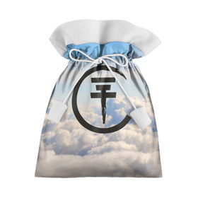 Подарочный 3D мешок с принтом Clouds Tokio Hotel , 100% полиэстер | Размер: 29*39 см | Тематика изображения на принте: bill kaulitz | tokio hotel | билл каулиц