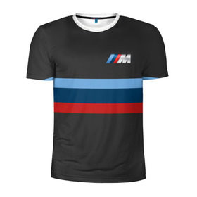 Мужская футболка 3D спортивная с принтом BMW 2018 M Sport , 100% полиэстер с улучшенными характеристиками | приталенный силуэт, круглая горловина, широкие плечи, сужается к линии бедра | Тематика изображения на принте: bmw | автомобиль | автомобильные | бмв | машины