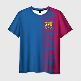 Мужская футболка 3D с принтом FC Barca 2018 Original , 100% полиэфир | прямой крой, круглый вырез горловины, длина до линии бедер | Тематика изображения на принте: fc | fc barcelona | fcb | барселона | спорт | спортивные | фк | футбол | футбольный клуб