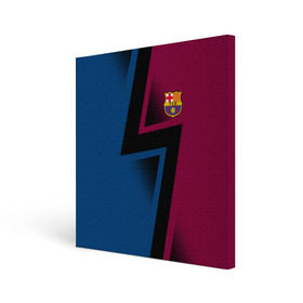 Холст квадратный с принтом FC Barca 2018 Creative uniform , 100% ПВХ |  | fc | fc barcelona | fcb | барселона | спорт | спортивные | фк | футбол | футбольный клуб