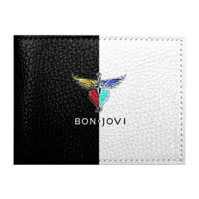 Обложка для студенческого билета с принтом Bon Jovi , натуральная кожа | Размер: 11*8 см; Печать на всей внешней стороне | bon | jovi | бон | бон джови | джови | рок группа
