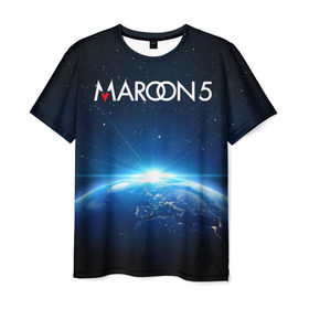 Мужская футболка 3D с принтом Maroon 5 , 100% полиэфир | прямой крой, круглый вырез горловины, длина до линии бедер | adam | levine | maroon 5 | адам | левин | марун 5
