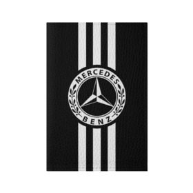 Обложка для паспорта матовая кожа с принтом MERCEDES BENZ , натуральная матовая кожа | размер 19,3 х 13,7 см; прозрачные пластиковые крепления | Тематика изображения на принте: mercedes | автомобильные | машины | мерседес.mercedes benz