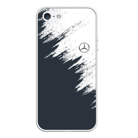 Чехол для iPhone 5/5S матовый с принтом Mercedes , Силикон | Область печати: задняя сторона чехла, без боковых панелей | amg | car | mercedes | race | авто | гонки | краска | марка | машина | мерс | мерседес